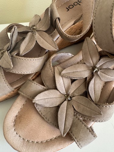 Gabor taupe nubuck leather - taupe,