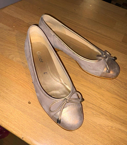 Gabor bunty pale gold suede - pale,