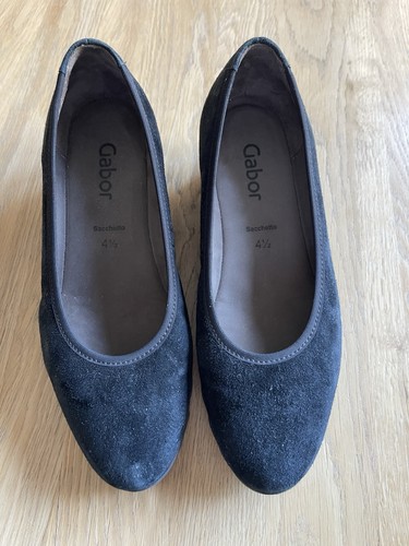 Gabor women black - black, suede