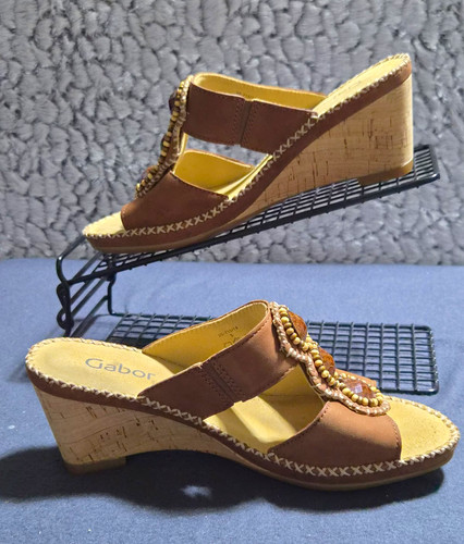 Gabor women leather - leather, beaded