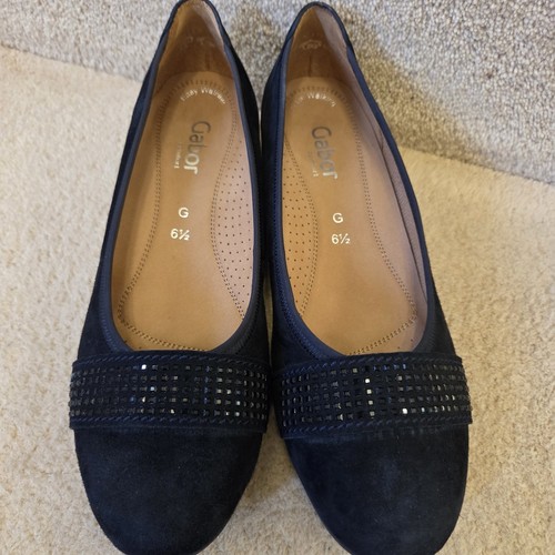 Gabor black suede - black, walking