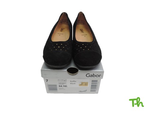 Gabor ruffle black - gabor, soft