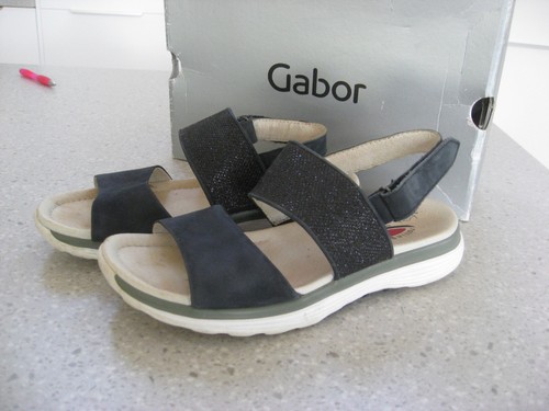Gabor navy sandal size 5 - sandal,,