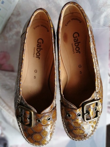 Woman gabor leather shoes - woman's,