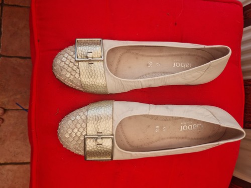 Gabor cream shoes - gabor,