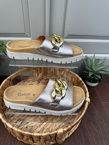 Gabor gold metallic beige - gabor, gold/metallic/beige