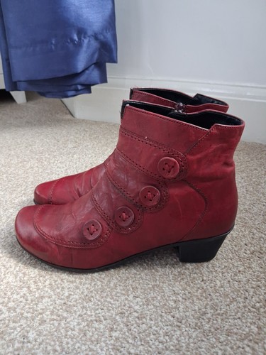 Gabor red leather - gabor,