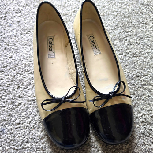 Gabor women leather ballet - leather,