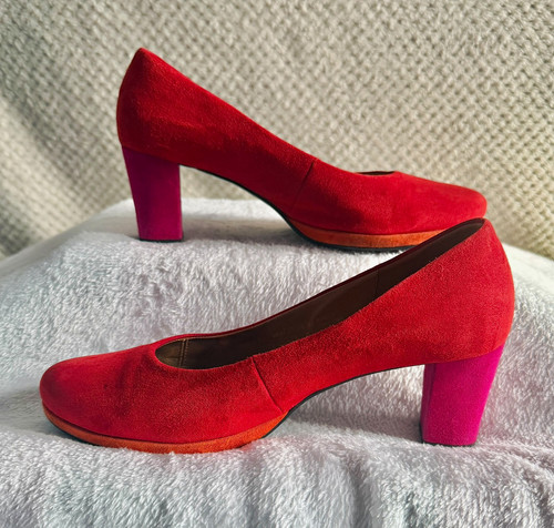 Gabor comfort red suede - uk, 6
