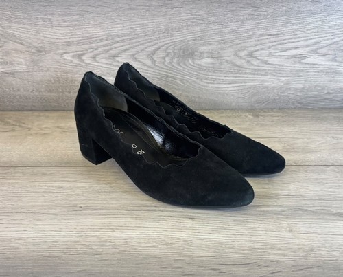 Gabor soft move black suede - gabor,