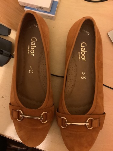 Ladies gabor shoes size g - size, 5.5