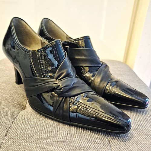 Gabor black patent leather - black,