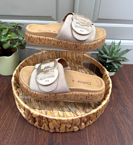 Gabor cheery heidi beige - beige, suede