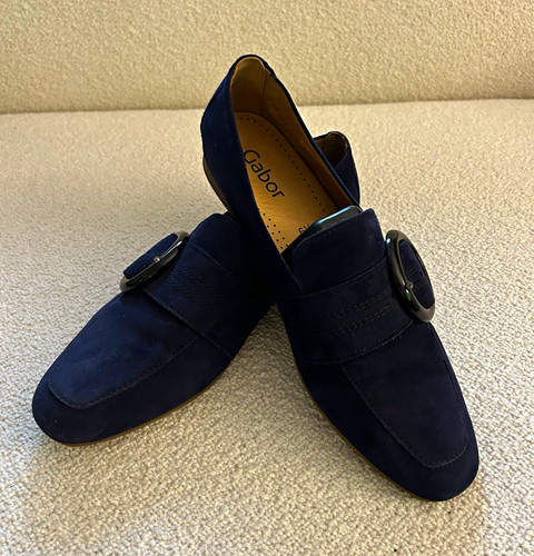 Gabor blue suede - blue,