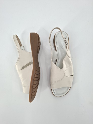 Gabor cream leather slingback - cream,