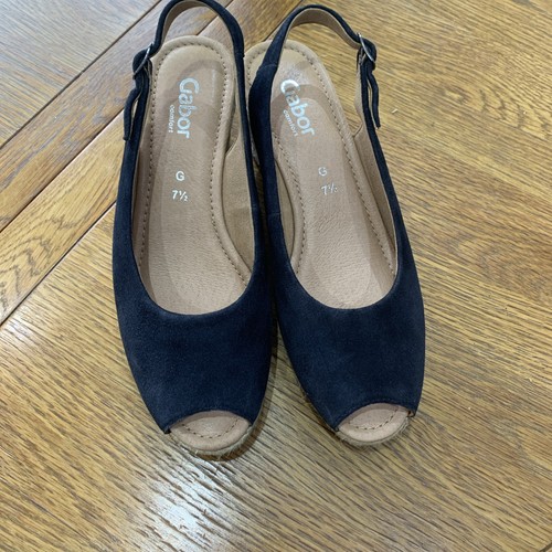Ladies gabor suede - gabor, peep