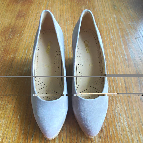 Gabor beige suede court - gabor,