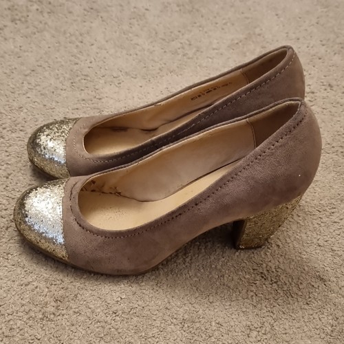 Gabor beige suede court - gabor,