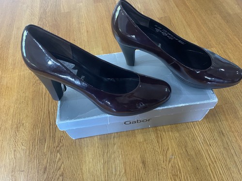 Gabor dark brown patent - dark,