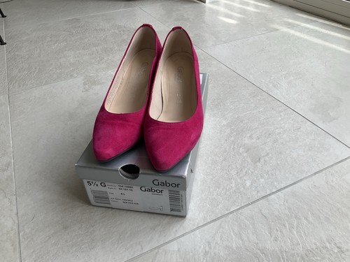 Gabor fuschia pink - fuschia, suede