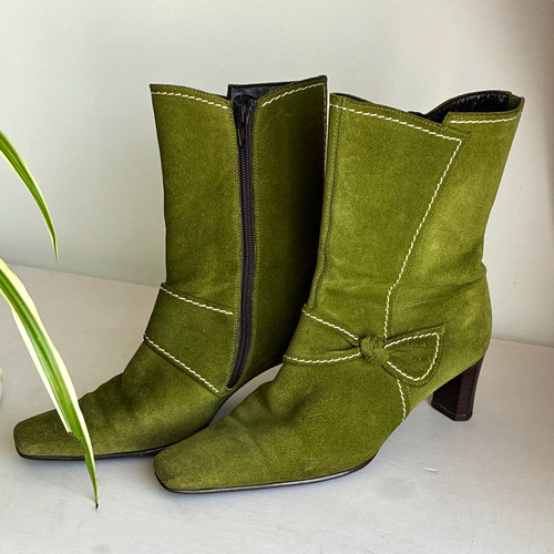 Gabor women green suede - gabor,