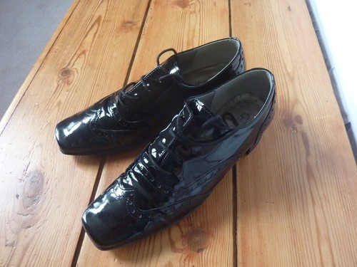Ladies gabor black patent - gabor,