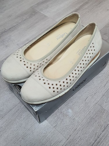 Gabor gray leather perforated - gray,