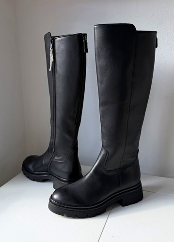 Gabor match black - black, leather