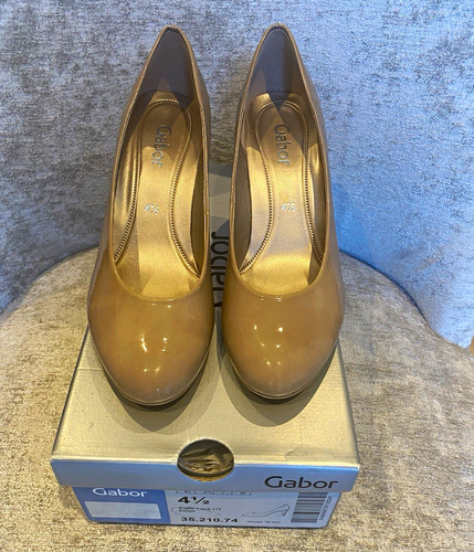 Gabor beige patent leather - beige,