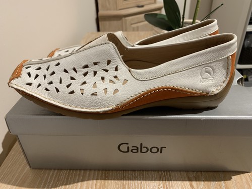 Gabor womens white - white, leather