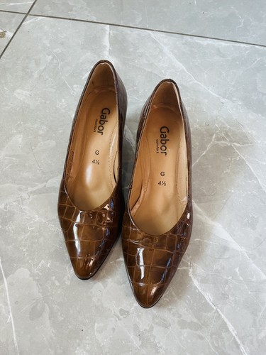 Gabor women black patent - black,