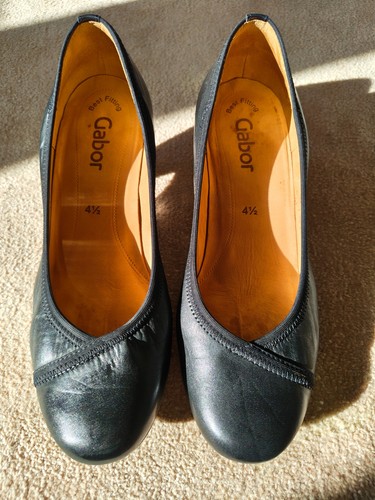 New gabor black leather - gabor, court