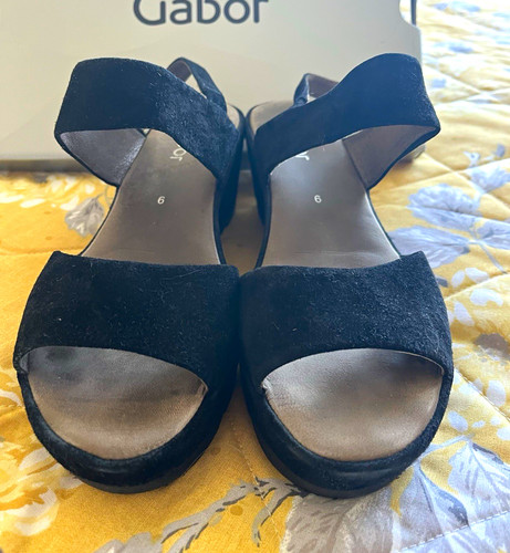 Gabor women black - gabor, suede