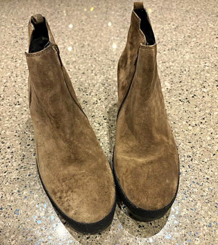 Gabor taupe suede ankle - gabor,