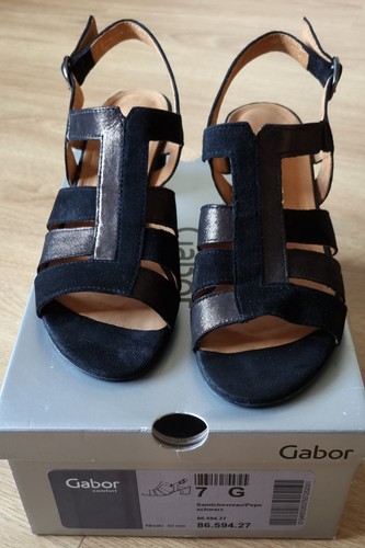 Gabor strappy sandals black - gabor,