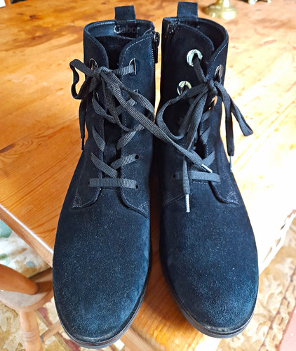 Gabor black suede - black,