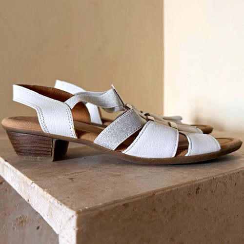 Gabor joan ladies white silver - gabor,