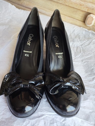 Gabor black patent leather - gabor,