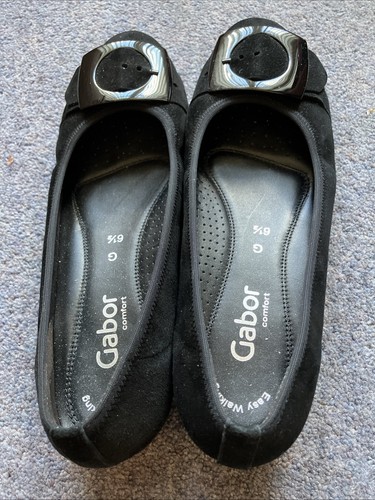 Gabor flat black slip - slip, on