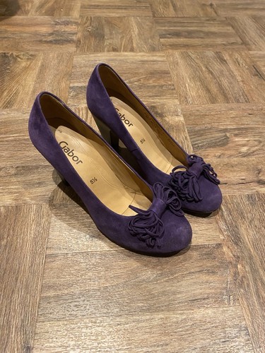 Gabor rosanne purple suede - gabor,