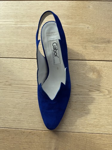 Gabor suede royal blue