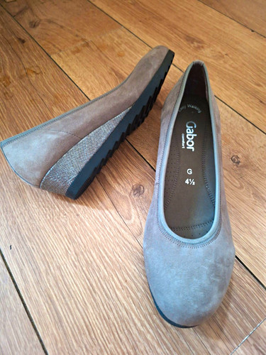 Gabor brown suede ballet - ballet, low