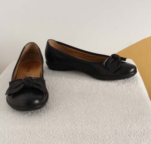 Gabor g leather ballet - gabor, 6.5
