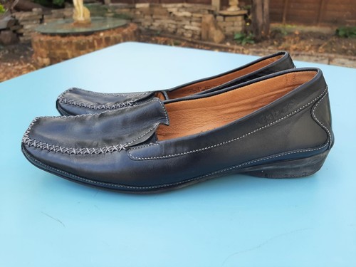 Gabor black leather slip - gabor,