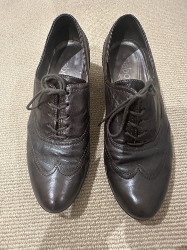 Gabor size brown - lace, up