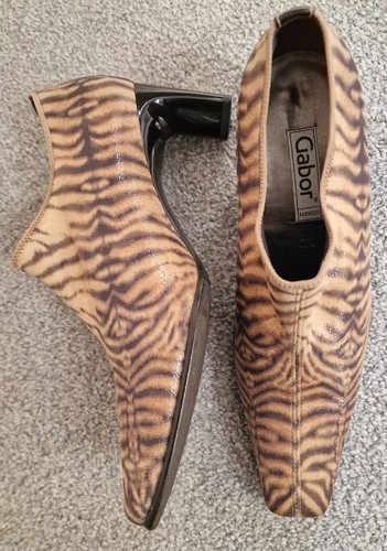 Zebra animal print gabor shoes - gabor,