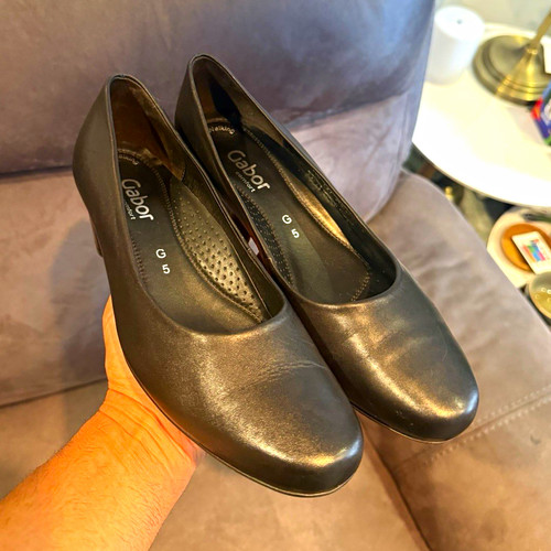 Gabor comfort black - black, leather