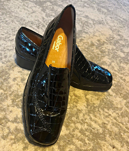 Gabor comfort black patent - comfort,